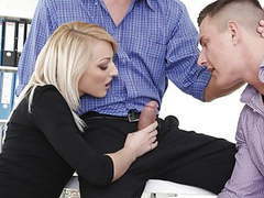CumCommandos presents: Office anal sex with bisex guys