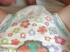 CumCommandos presents: Boy and girl in wet goodnites diapers plat with a dildo sex
