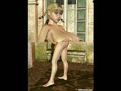 CumCommandos presents: 3d busty blonde with a huge cock