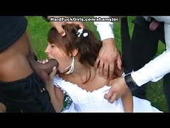 CumCommandos presents: The groom the bride fucked hard in the woods