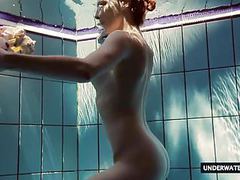 CumCommandos presents: Hot big titted teen lera swimming in the pool