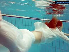 CumCommandos presents: Redhead diana hot and horny in a white dress