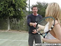 CumCommandos presents: Big booty blond gets fucked after tennis