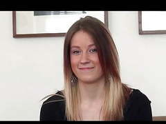 CumCommandos presents: A pretty hungarian girl with tight fit body does a casting