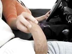 CumCommandos presents: Car drive handjob