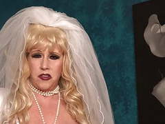 CumCommandos presents: Nympho bride and her toys.