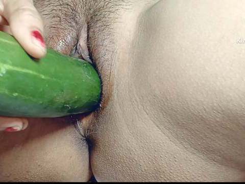 CumCommandos presents: I can't get any where big black cock so my small pussy fucked by big cucumber  in hindi