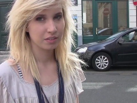 CumCommandos presents: Shy 18 years old blonde girl first porn casting