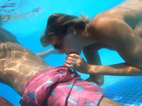 CumCommandos presents: Sex in the pool, lactation and fucked hard by a big, long dick!