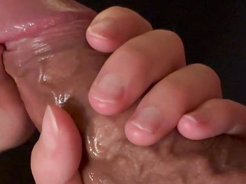 CumCommandos presents: Close up - slow and wet blowjob until cum in mouth