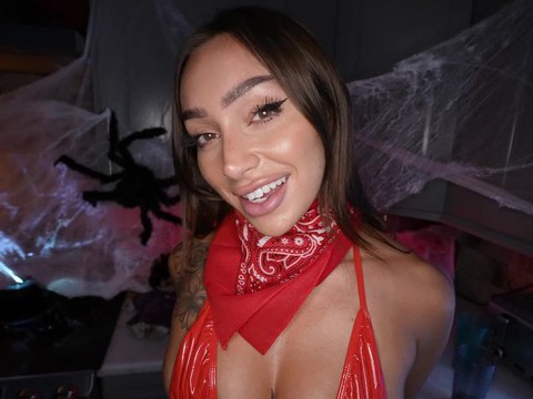 CumCommandos presents: Tattooed sisi rose wearing red lingerie gets fucked hard