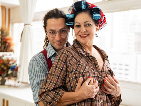 CumCommandos presents: First ass fucking with mature stepmom