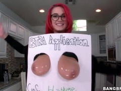 CumCommandos presents: Voluptuous redhead has gorgeous big tits
