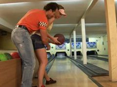 CumCommandos presents: They have a hot fuck in the bowling alley