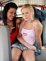CumCommandos presents: Naughty young Ellis and her hot friend share a hard cock