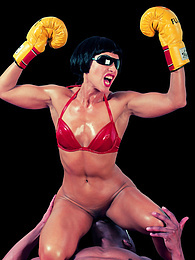 CumCommandos presents: Strong Shagal won't stop untill this Big Black Cock is KO