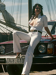 CumCommandos presents: Outdoor hot raunchy classic fuck in the car and on the car