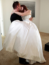 CumCommandos presents: Bride with big fake tits Veronica Vain gets her trimmed pussy nailed deep