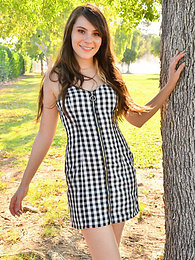 CumCommandos presents: Lean american covergirl Ziva Fey removes her panties before masturbating